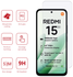 Rosso Xiaomi Redmi 15 (5G) 9H Tempered Glass Screen Protector afbeelding 2