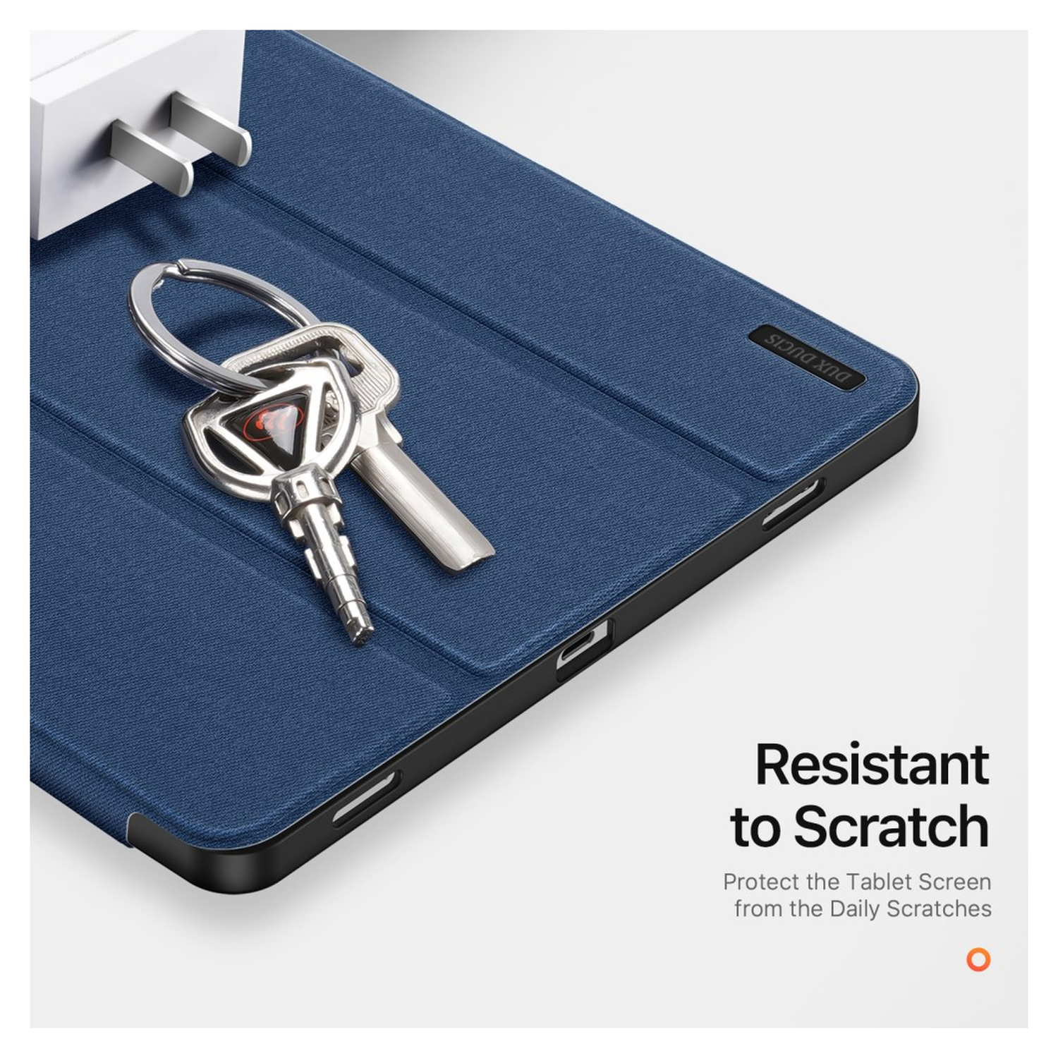 Dux Ducis Domo Samsung Galaxy Tab S11 Hoes Tri-Fold Book Case Blauw afbeelding 5