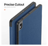 Dux Ducis Domo Samsung Galaxy Tab S11 Hoes Tri-Fold Book Case Blauw afbeelding 6