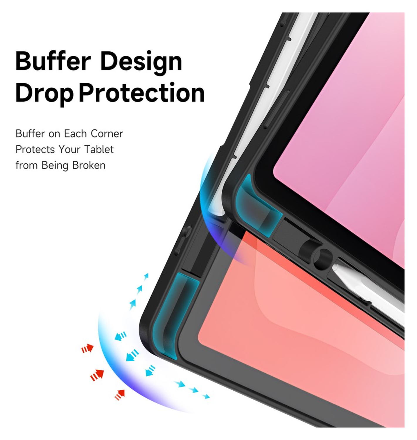 Dux Ducis Magi Samsung Galaxy Tab S11 Hoes V-Fold Book Case Zwart afbeelding 10