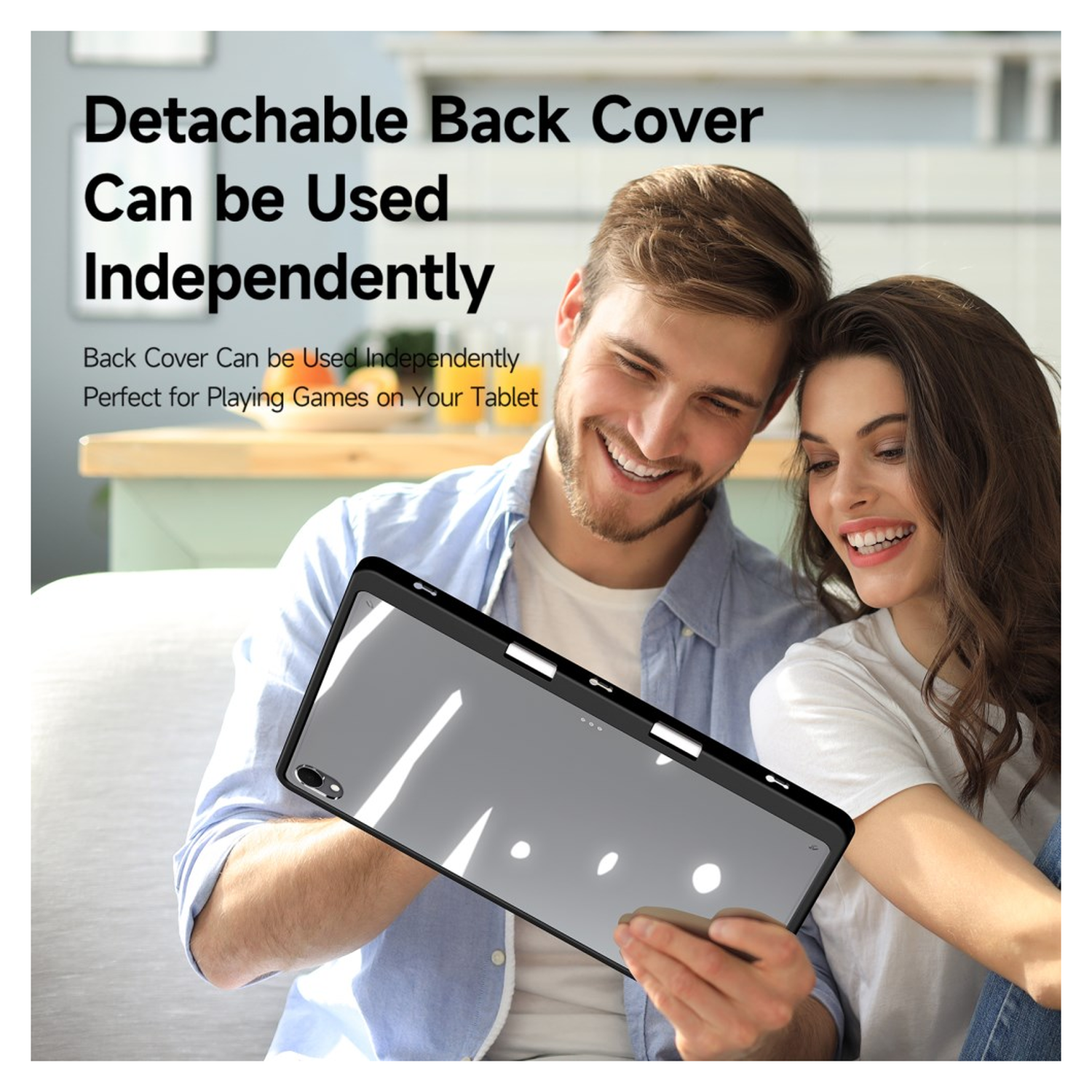 Dux Ducis Magi Samsung Galaxy Tab S11 Hoes V-Fold Book Case Zwart afbeelding 3