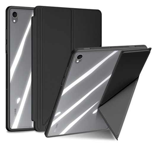 Dux Ducis Magi Samsung Galaxy Tab S11 Hoes V-Fold Book Case Zwart afbeelding 2