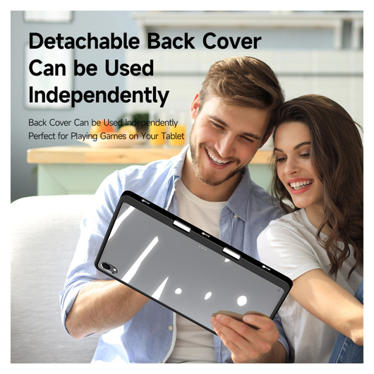 Dux Ducis Magi Samsung Galaxy Tab S11 Hoes V-Fold Book Case Zwart afbeelding 3