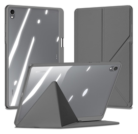 Dux Ducis Magi Samsung Galaxy Tab S11 Hoes V-Fold Book Case Grijs afbeelding