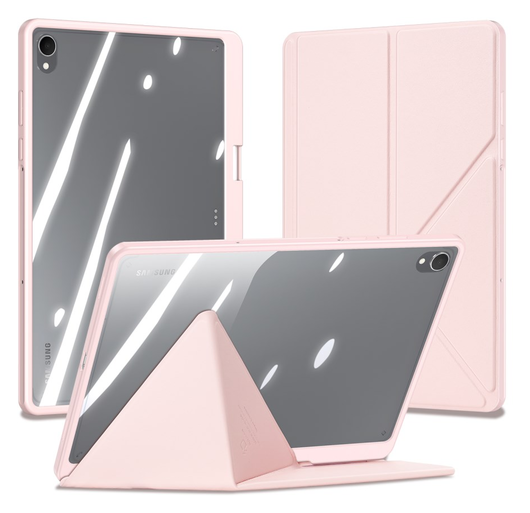 Dux Ducis Magi Samsung Galaxy Tab S11 Hoes V-Fold Book Case Roze afbeelding 1