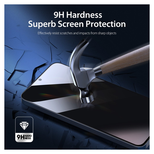 Dux Ducis Samsung Galaxy S25 FE Screen Protector Privacy Tempered Glass 9H afbeelding 4