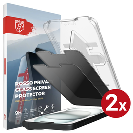 Rosso Apple iPhone 15 Privacy Glass met Installatietray (2-Pack)