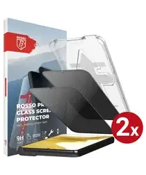 Rosso Samsung Galaxy S22 Privacy Glass met Installatietray (2-Pack) afbeelding