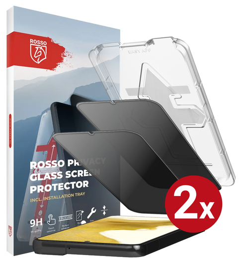 Rosso Samsung Galaxy S22 Privacy Glass met Installatietray (2-Pack) afbeelding 14
