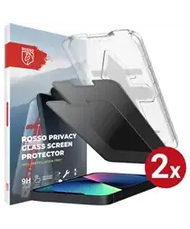 Rosso iPhone 13 / 13 Pro Privacy Glass met Installatietray (2-Pack) afbeelding