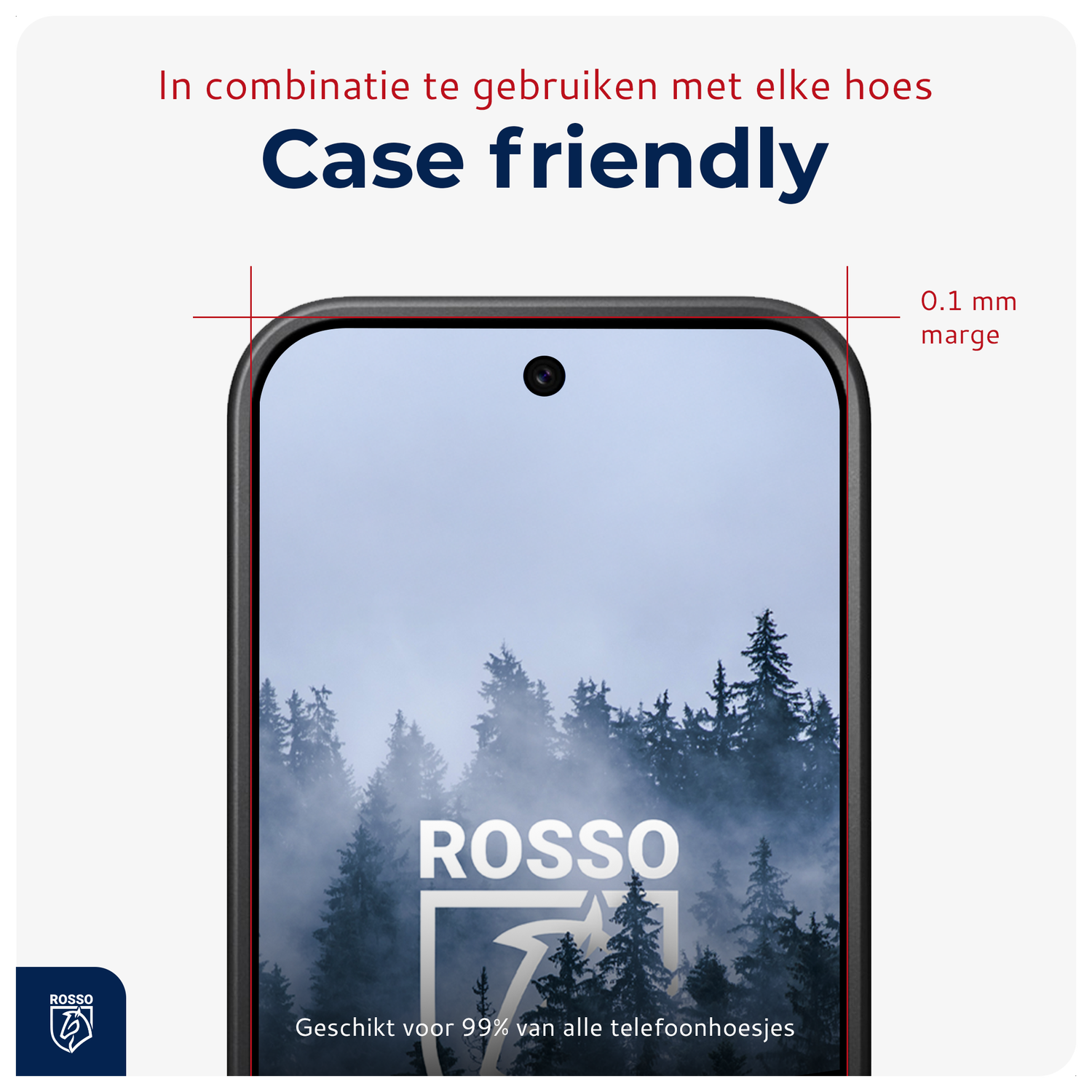 Rosso Samsung Galaxy S23 Privacy Glass met Installatietray (2-Pack) afbeelding 4