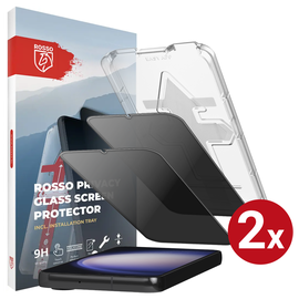 Rosso Samsung Galaxy S23 Privacy Glass met Installatietray (2-Pack)