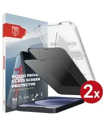 Rosso iPhone 12 / 12 Pro Privacy Glass met Installatietray (2-Pack) afbeelding