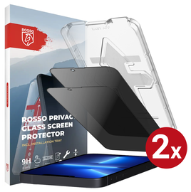 Rosso iPhone 13 Pro Max Privacy Glass met Installatietray (2-Pack)