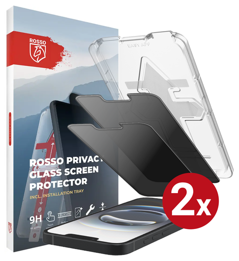 Rosso Apple iPhone 16e Privacy Glass met Installatietray (2-Pack) afbeelding 14
