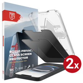 Rosso Apple iPhone 16e Privacy Glass met Installatietray (2-Pack)