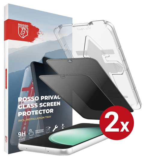 Rosso Samsung Galaxy S23 FE Privacy Glass met Installatietray (2-Pack) afbeelding 13