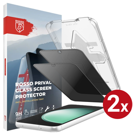 Rosso Samsung Galaxy S23 FE Privacy Glass met Installatietray (2-Pack)