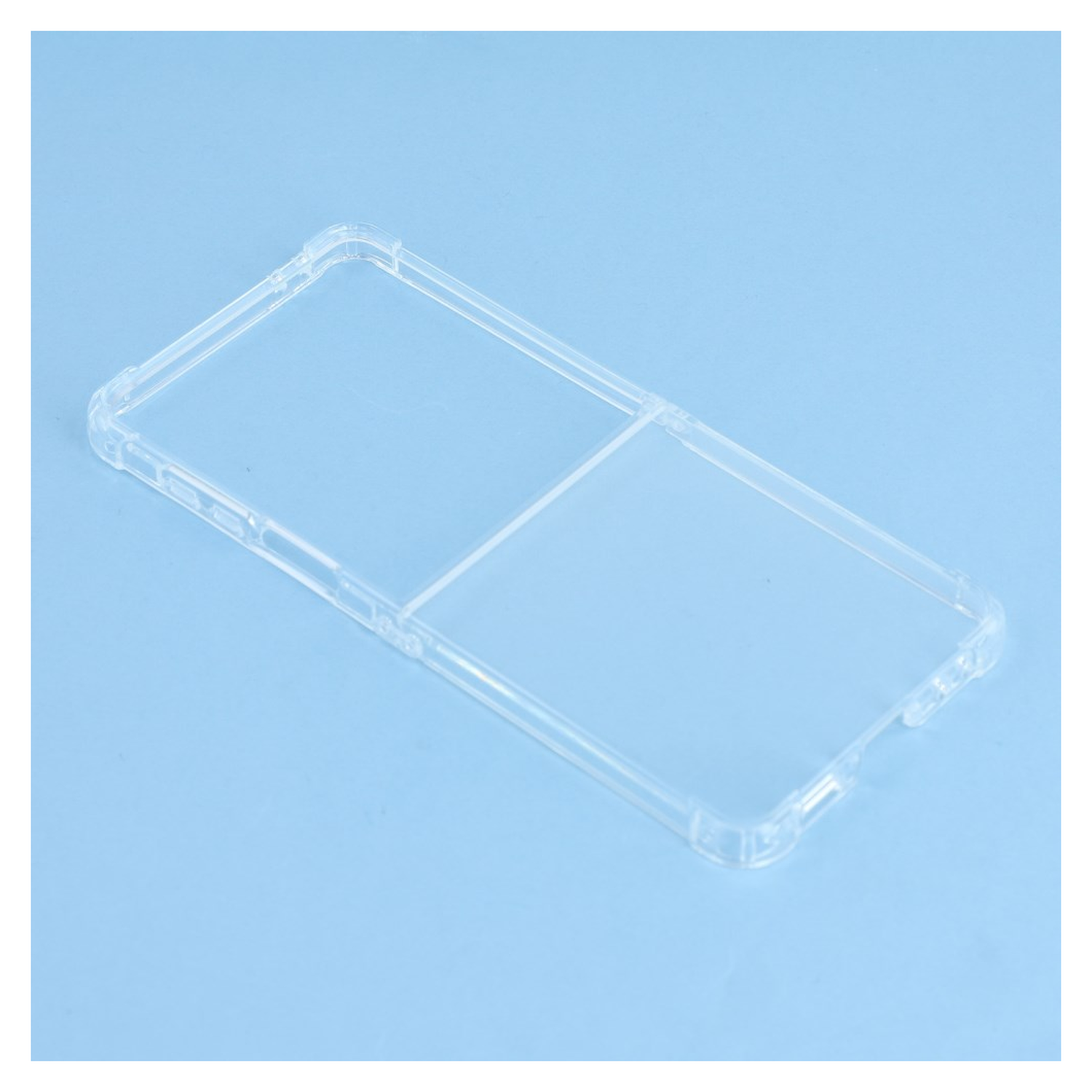 Samsung Galaxy Z Flip 7 Hoesje Schokbestendig en Dun TPU Back Cover Transparant afbeelding 4