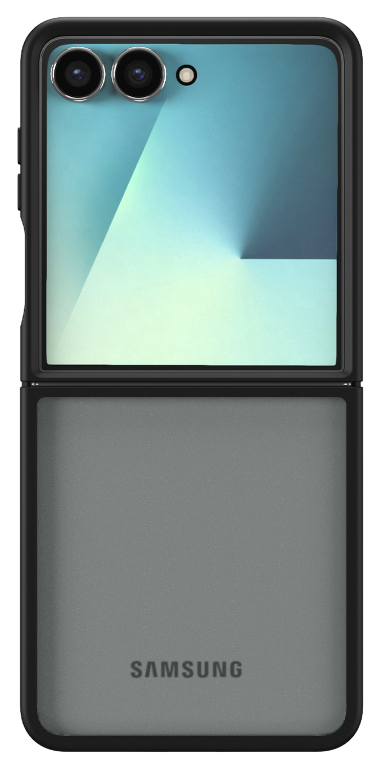 Samsung Galaxy Z Flip 7 Hoesje Back Cover Matte Zwart afbeelding 2