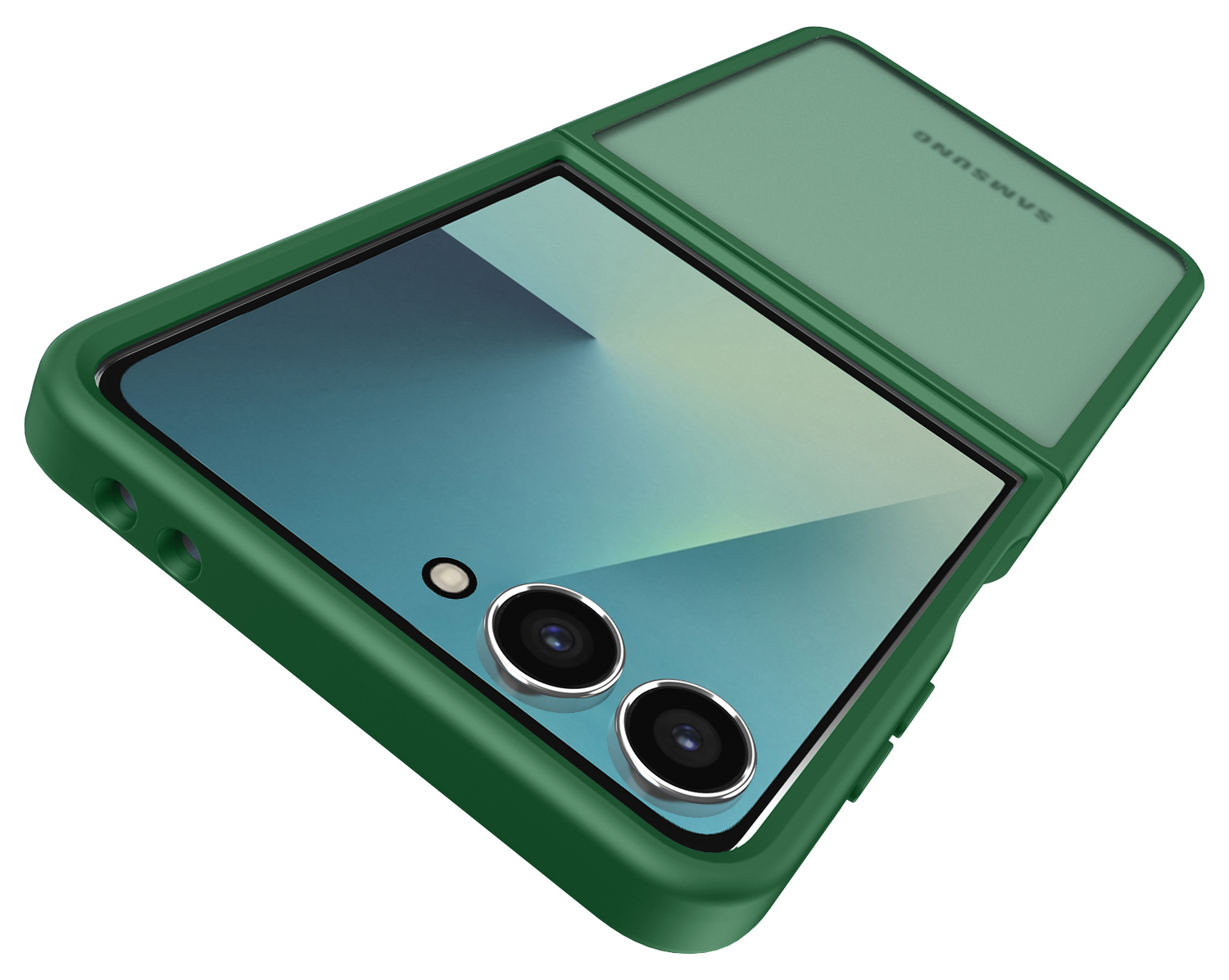 Samsung Galaxy Z Flip 7 Hoesje Back Cover Matte Groen afbeelding 7