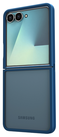 Samsung Galaxy Z Flip 7 Hoesje Back Cover Matte Blauw afbeelding 4
