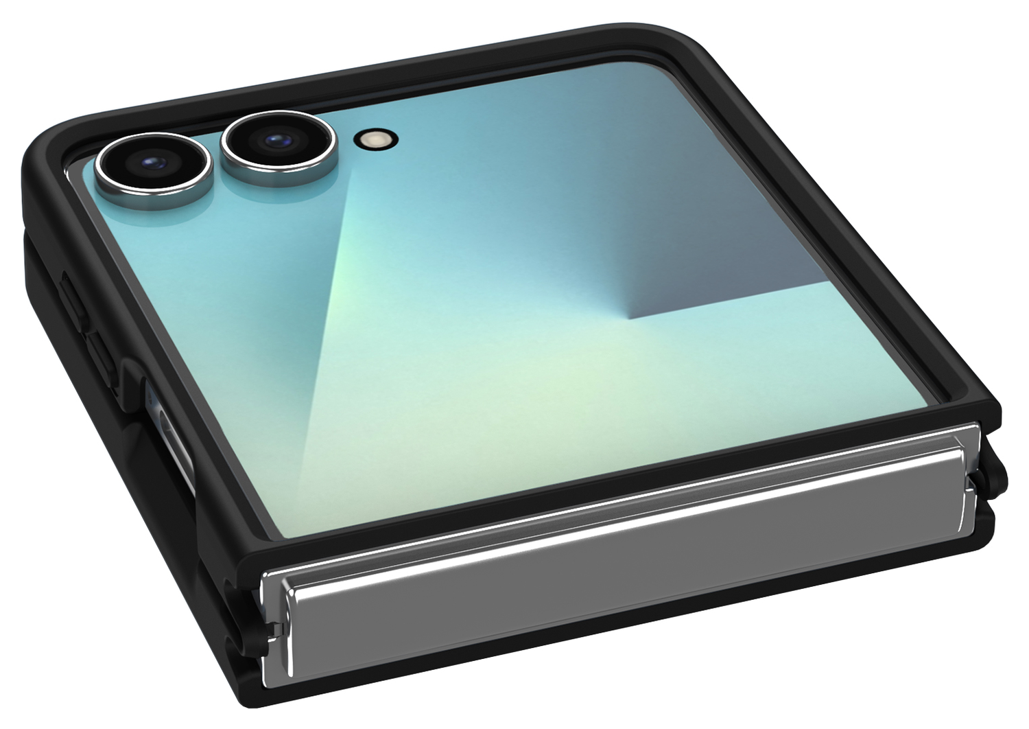 Samsung Galaxy Z Flip 7 Hoesje met MagSafe Back Cover Matte Zwart afbeelding 8