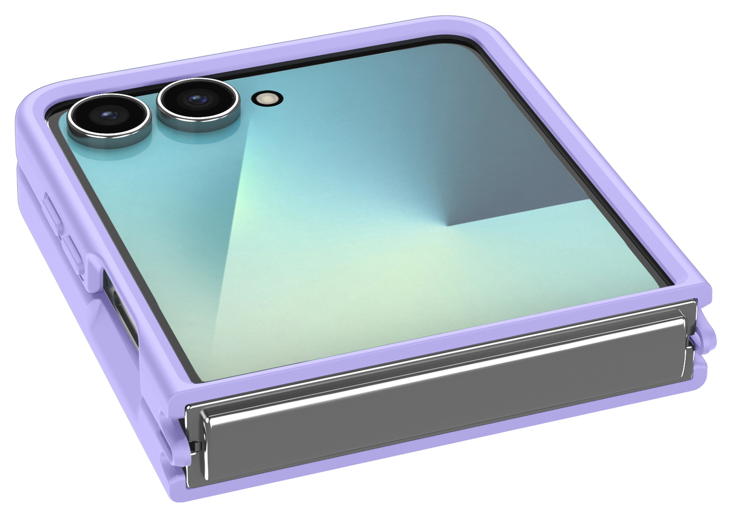 Samsung Galaxy Z Flip 7 Hoesje met MagSafe Back Cover Matte Paars afbeelding 7