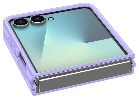 Samsung Galaxy Z Flip 7 Hoesje met MagSafe Back Cover Matte Paars afbeelding 7