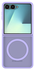 Samsung Galaxy Z Flip 7 Hoesje met MagSafe Back Cover Matte Paars afbeelding 4