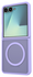 Samsung Galaxy Z Flip 7 Hoesje met MagSafe Back Cover Matte Paars afbeelding 5