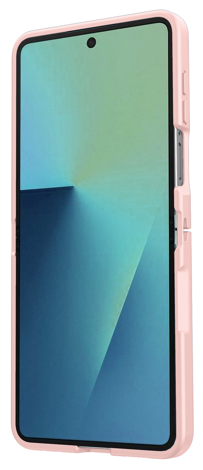 Samsung Galaxy Z Flip 7 Hoesje met MagSafe Back Cover Matte Roze afbeelding 8