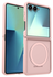 Samsung Galaxy Z Flip 7 Hoesje met MagSafe Back Cover Matte Roze