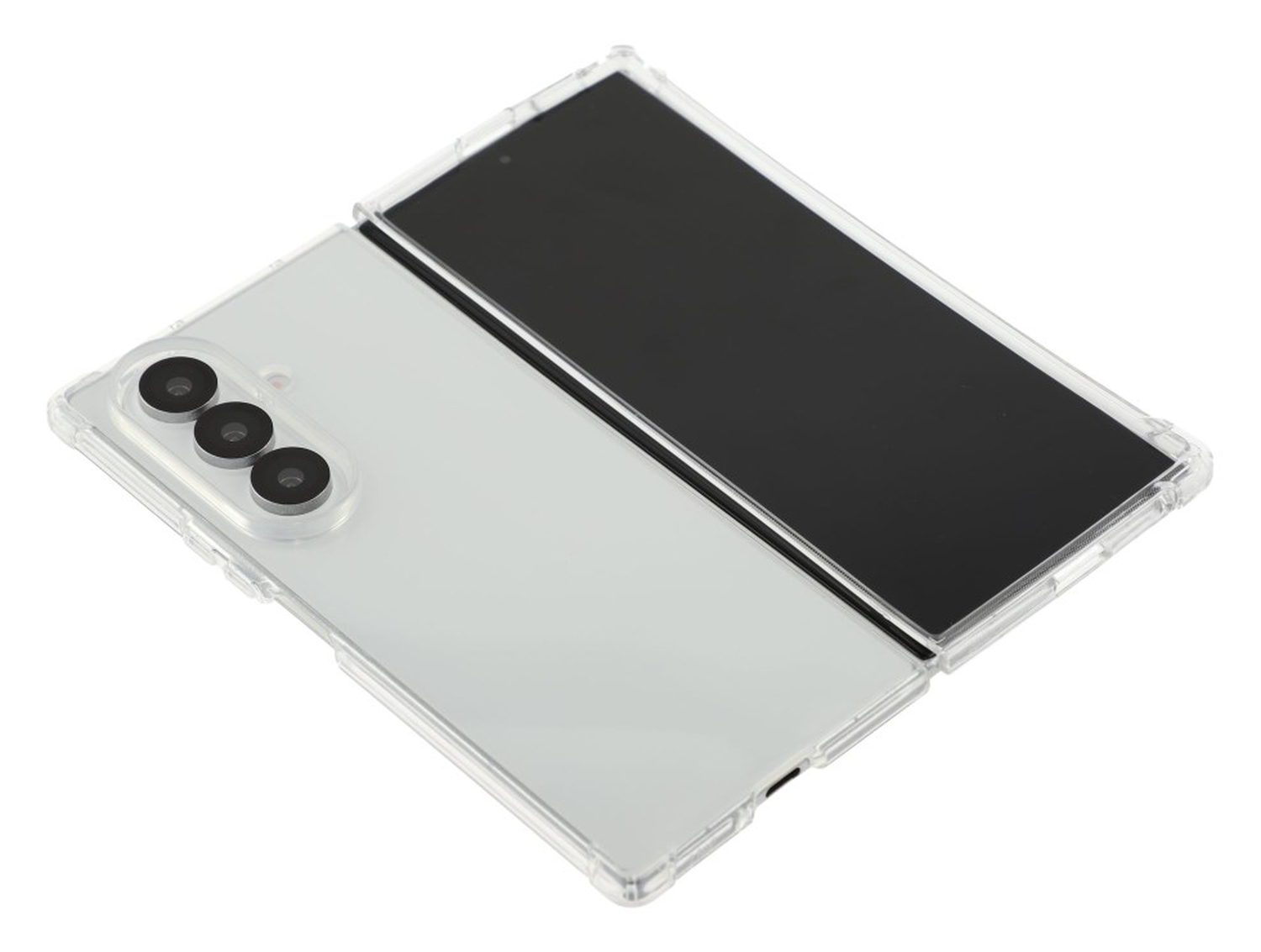 Samsung Galaxy Z Fold 7 Hoesje Schokbestendig en Dun TPU Back Cover Transparant afbeelding 5