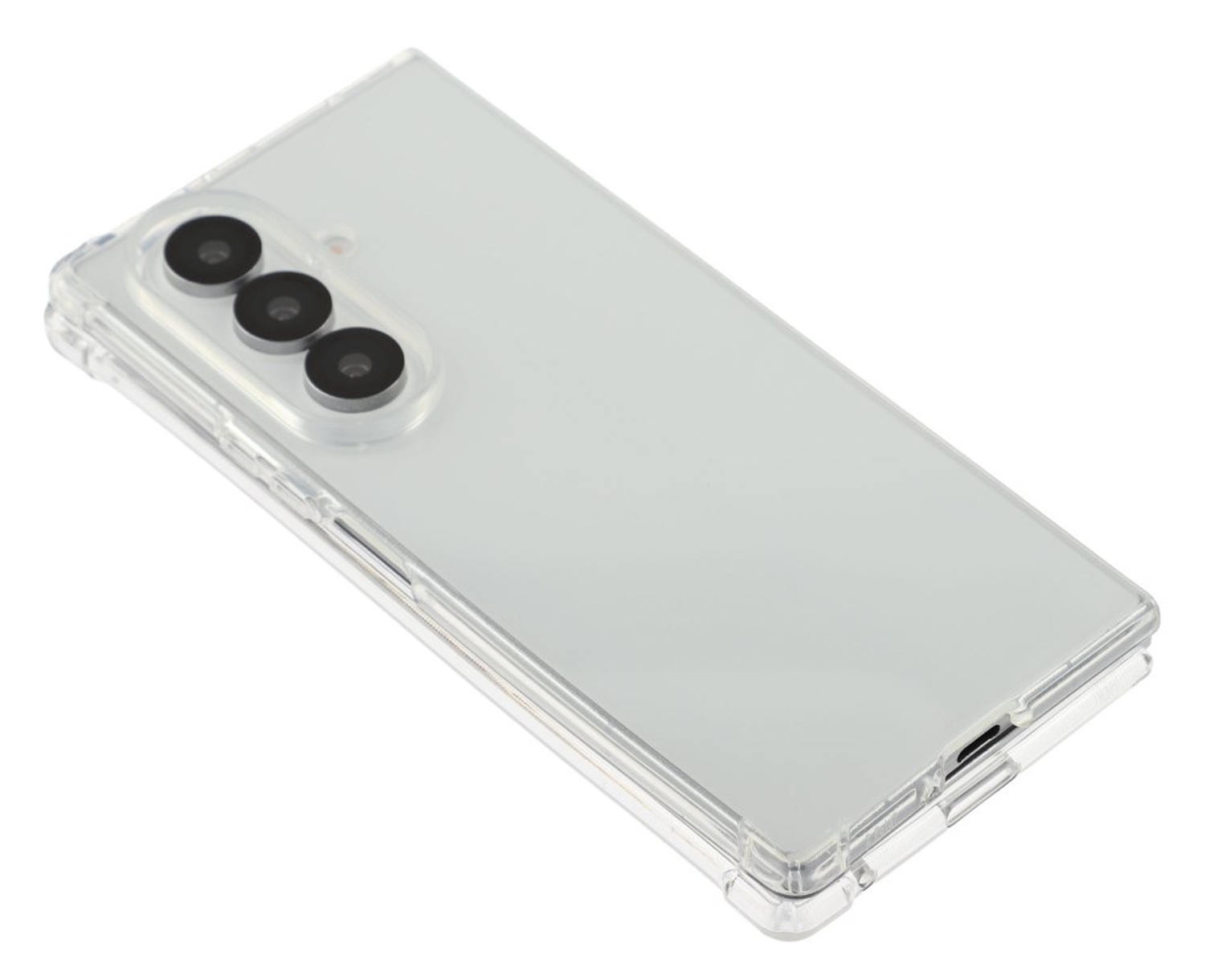 Samsung Galaxy Z Fold 7 Hoesje Schokbestendig en Dun TPU Back Cover Transparant afbeelding 6