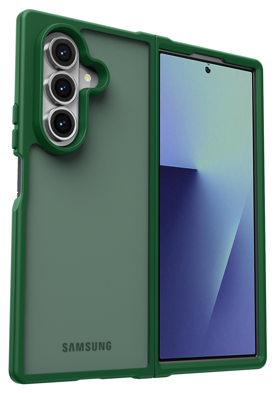 Samsung Galaxy Z Fold 7 Hoesje Back Cover Matte Groen afbeelding 2