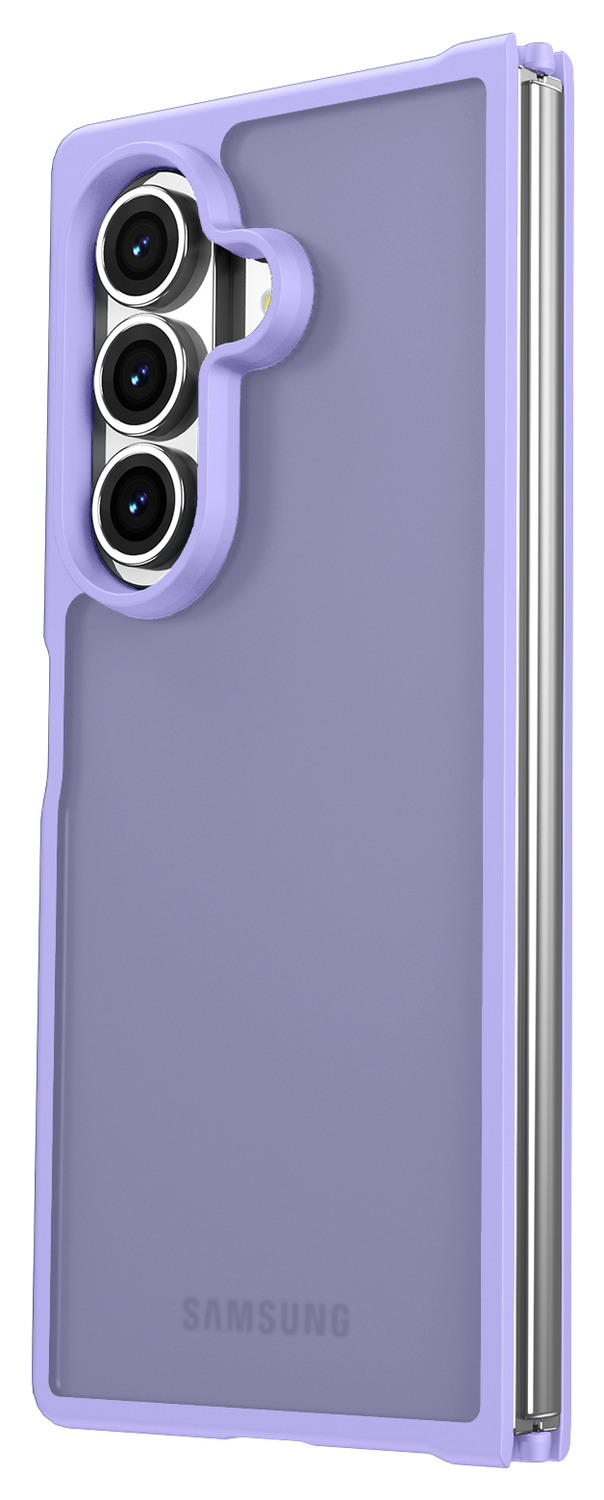 Samsung Galaxy Z Fold 7 Hoesje Back Cover Matte Paars afbeelding 4