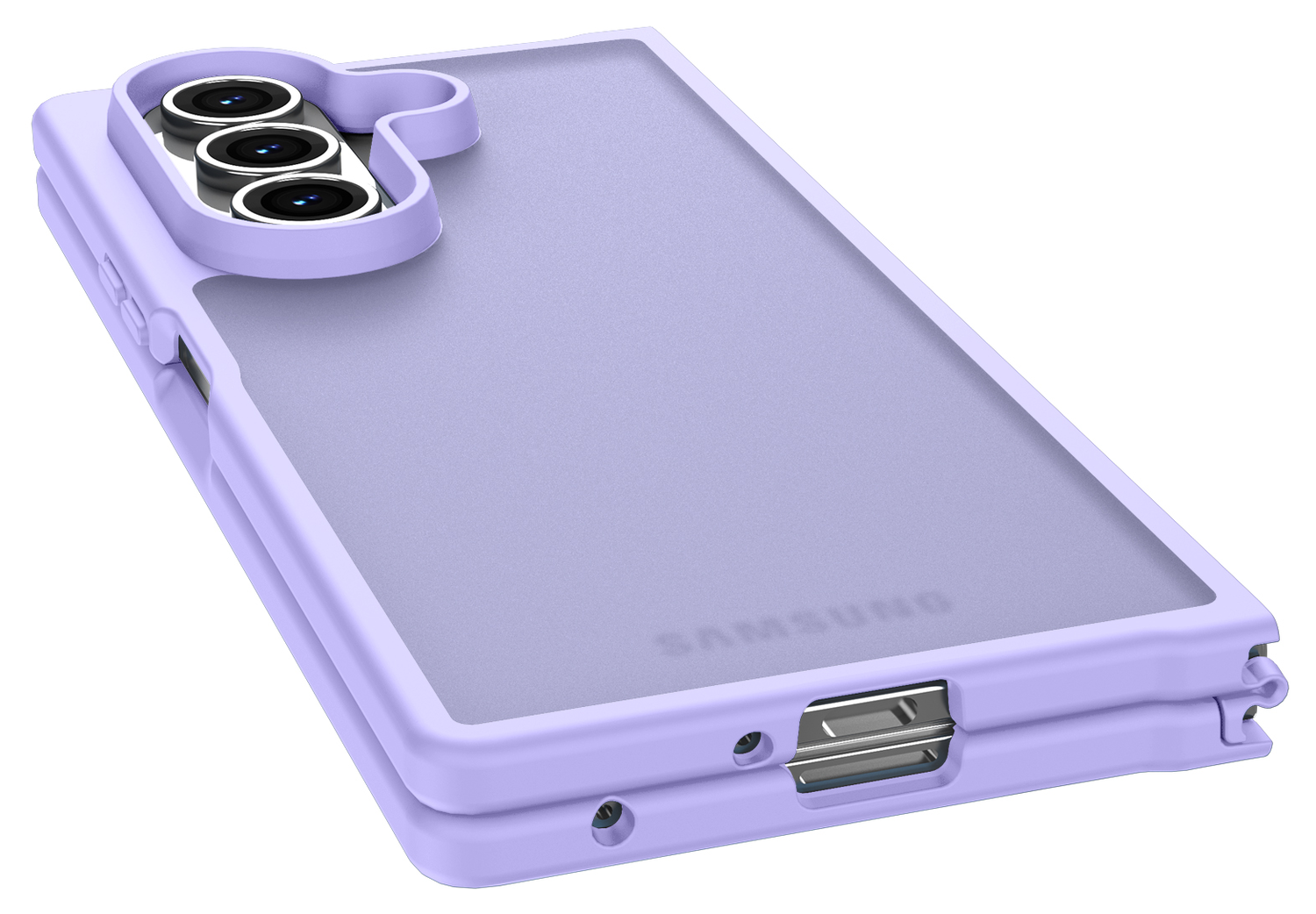 Samsung Galaxy Z Fold 7 Hoesje Back Cover Matte Paars afbeelding 6