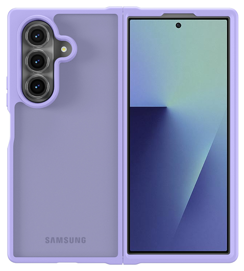 Samsung Galaxy Z Fold 7 Hoesje Back Cover Matte Paars afbeelding 1