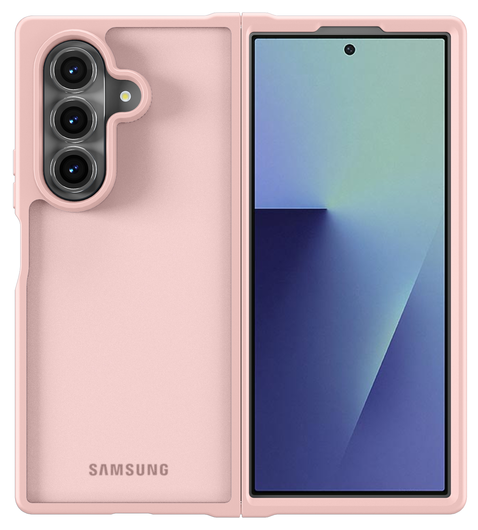 Samsung Galaxy Z Fold 7 Hoesje Back Cover Matte Roze afbeelding 1