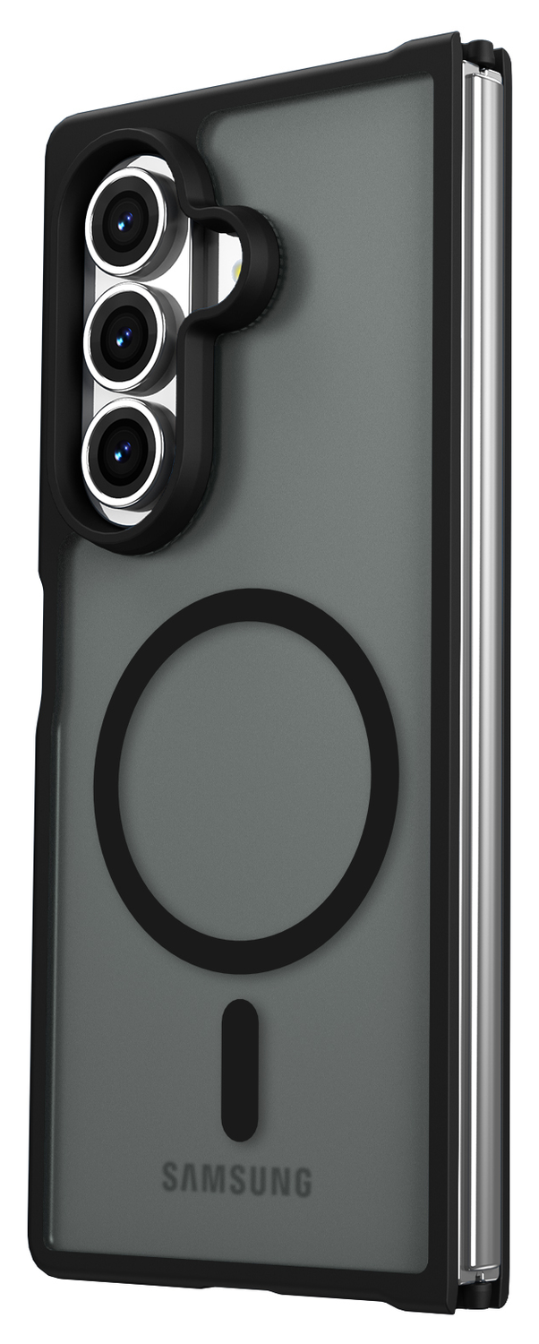 Samsung Galaxy Z Fold 7 Hoesje met MagSafe Back Cover Matte Zwart afbeelding 5