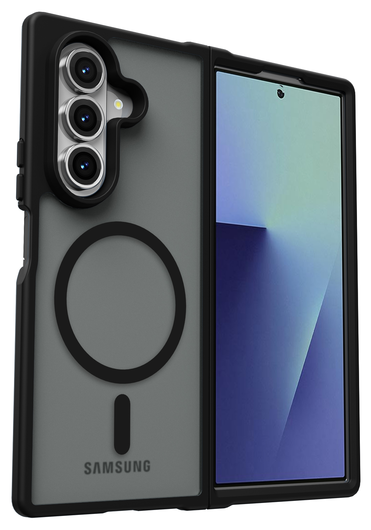 Samsung Galaxy Z Fold 7 Hoesje met MagSafe Back Cover Matte Zwart afbeelding 4