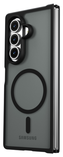 Samsung Galaxy Z Fold 7 Hoesje met MagSafe Back Cover Matte Zwart afbeelding 5