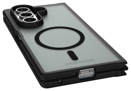 Samsung Galaxy Z Fold 7 Hoesje met MagSafe Back Cover Matte Zwart afbeelding 8