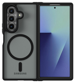 Samsung Galaxy Z Fold 7 Hoesje met MagSafe Back Cover Matte Zwart