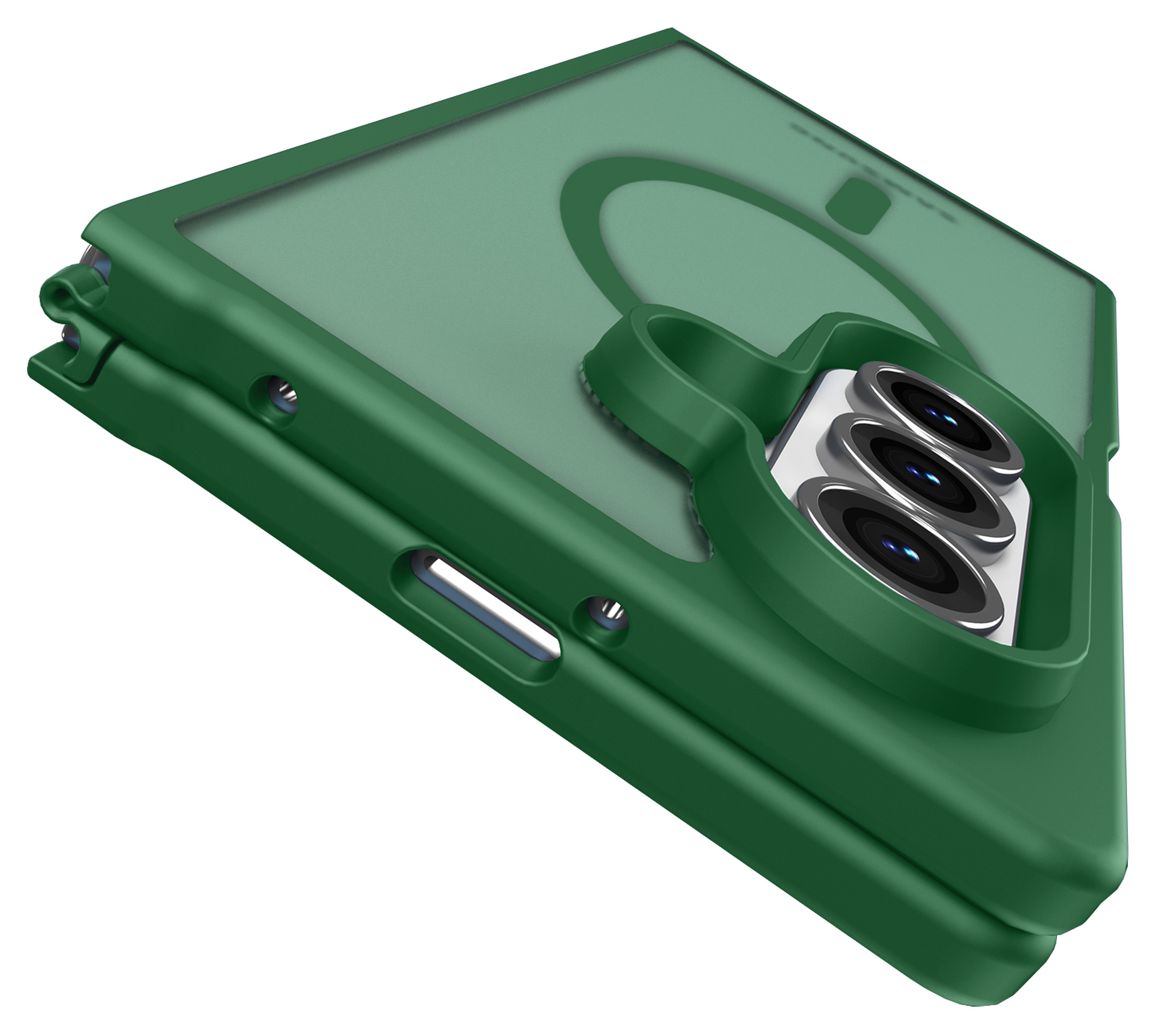 Samsung Galaxy Z Fold 7 Hoesje met MagSafe Back Cover Matte Groen afbeelding 7