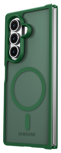 Samsung Galaxy Z Fold 7 Hoesje met MagSafe Back Cover Matte Groen afbeelding 5