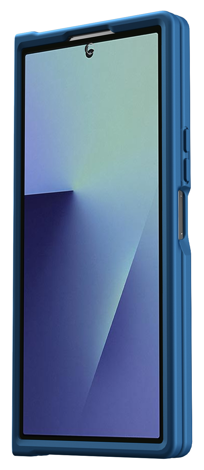 Samsung Galaxy Z Fold 7 Hoesje met MagSafe Back Cover Matte Blauw afbeelding 8