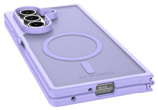 Samsung Galaxy Z Fold 7 Hoesje met MagSafe Back Cover Matte Paars afbeelding 8