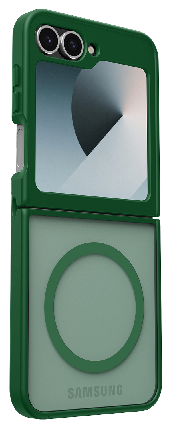 Samsung Galaxy Z Flip 7 FE / 6 Hoesje met MagSafe Back Cover Matte Groen afbeelding 6